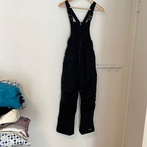 Lands end kids ski snow bibs size 10s 10 slim
